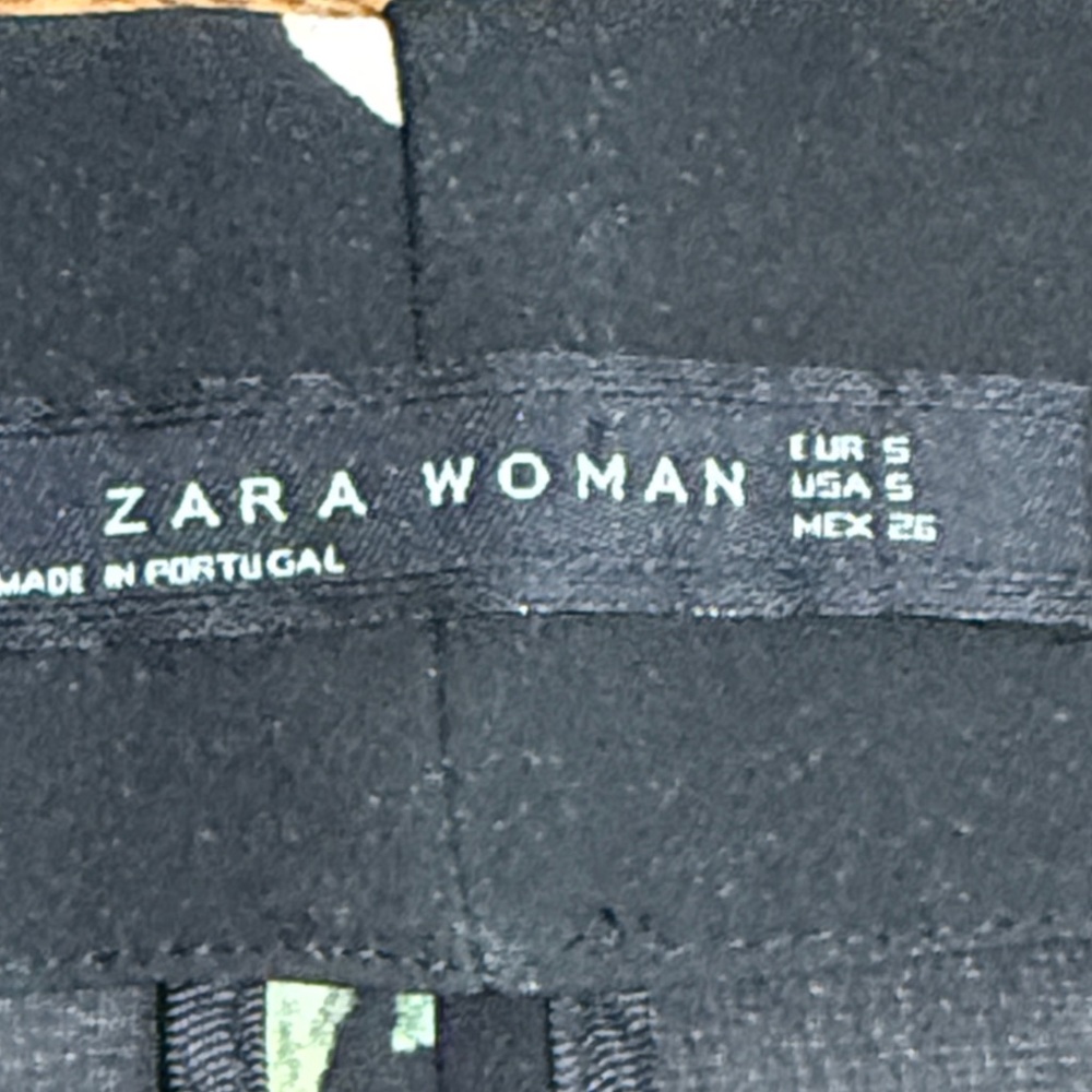 Zara Woman Black Floral Pencil Skirt - Picture 8 of 10